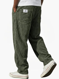 Maximilian | Herren Elegante Komfort-Cordhose in Grün