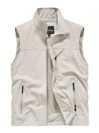 Maximilian | Herren Leichte Outdoor Weste in Beige