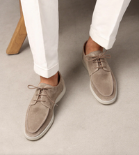 Brandon | Schnürung Classic-Fit Schuhe in Beige