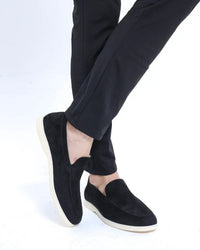 David | Schlupf Gepolstert Loafer in Schwarz