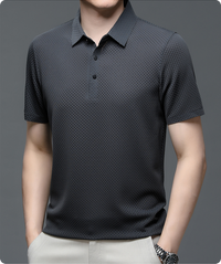 Jason | Kurzarm Polokragen Poloshirt in Grau