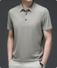 Jason | Kurzarm Polokragen Poloshirt in Beige