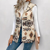 Mia | Moderne Weste mit geometrischem Muster in Standard