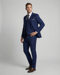 Michael | Herren Eleganter Slim-Fit Anzug in Dunkelblau