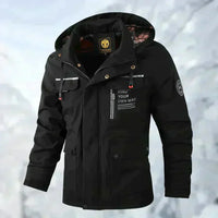 Winddichte Jacke mit Mehreren Taschen - Elco in Schwarz