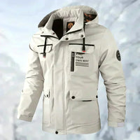 Winddichte Jacke mit Mehreren Taschen - Elco in Weiß