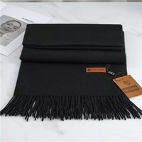 Mila | Warmer Kuscheliger Winter-Schal in Schwarz