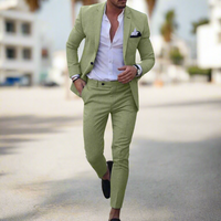 Yaron | Herren Anzug Komplett Set | Business Outfit in Grüne