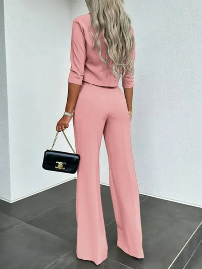 Modernes Oberteil-Set für Dame | Hose und oberteil