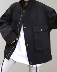 Modische Winterjacke für Frauen - Harriet in Schwarz