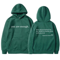 Unisex Kapuzenpullover mit Kängurutasche | Kapuze mit Kordelzug in Grün