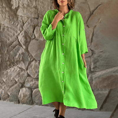 Sommerkleid mit Knöpfen für Damen
