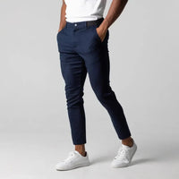 Hose Herren | Chinohose Mit Schmalem Bein in Blau