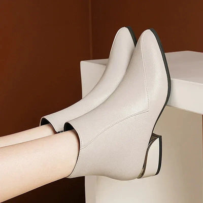 Stiefelette mit Blockabsatz für Damen