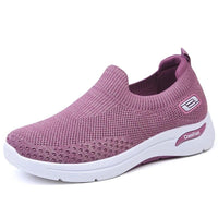 Louise Atmungsaktive Slip-on-Sneakers in Lila