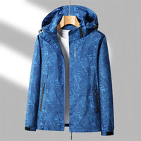 Regenjacke Damen Mit Muster | Leicht & Funktional in Dunkelblau