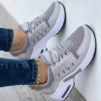 Sille Keilsneakers in Grau