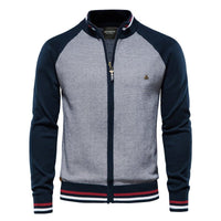 Herren Slim-Fit Übergangsjacke | Sportlich & Kombinierbar in Marineblau