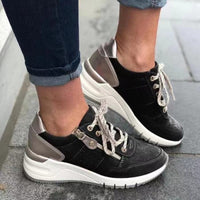 Mia | Damen Orthopädische Plateauschuhe in Schwarz