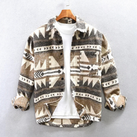 Wade | Herren Outdoor Hemd | Langarm in Hellbraun