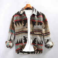 Wade | Herren Outdoor Hemd | Langarm in Braun