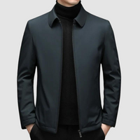 Wilbert | Herren Outdoor Jacke | Schwarz Mantel in Dunkelgrün