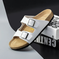 Dustin | Herren Outdoor Sandalen | Schwarz in Weiß