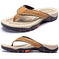 Quincy | Herren Outdoor Sandalen | Schwarz in Khaki