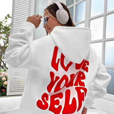 Tiffany | Damen Oversize Hoodie | Schwarz