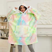 Felicity | Damen Oversize Hoodie | Rosa in Mehrfarbig