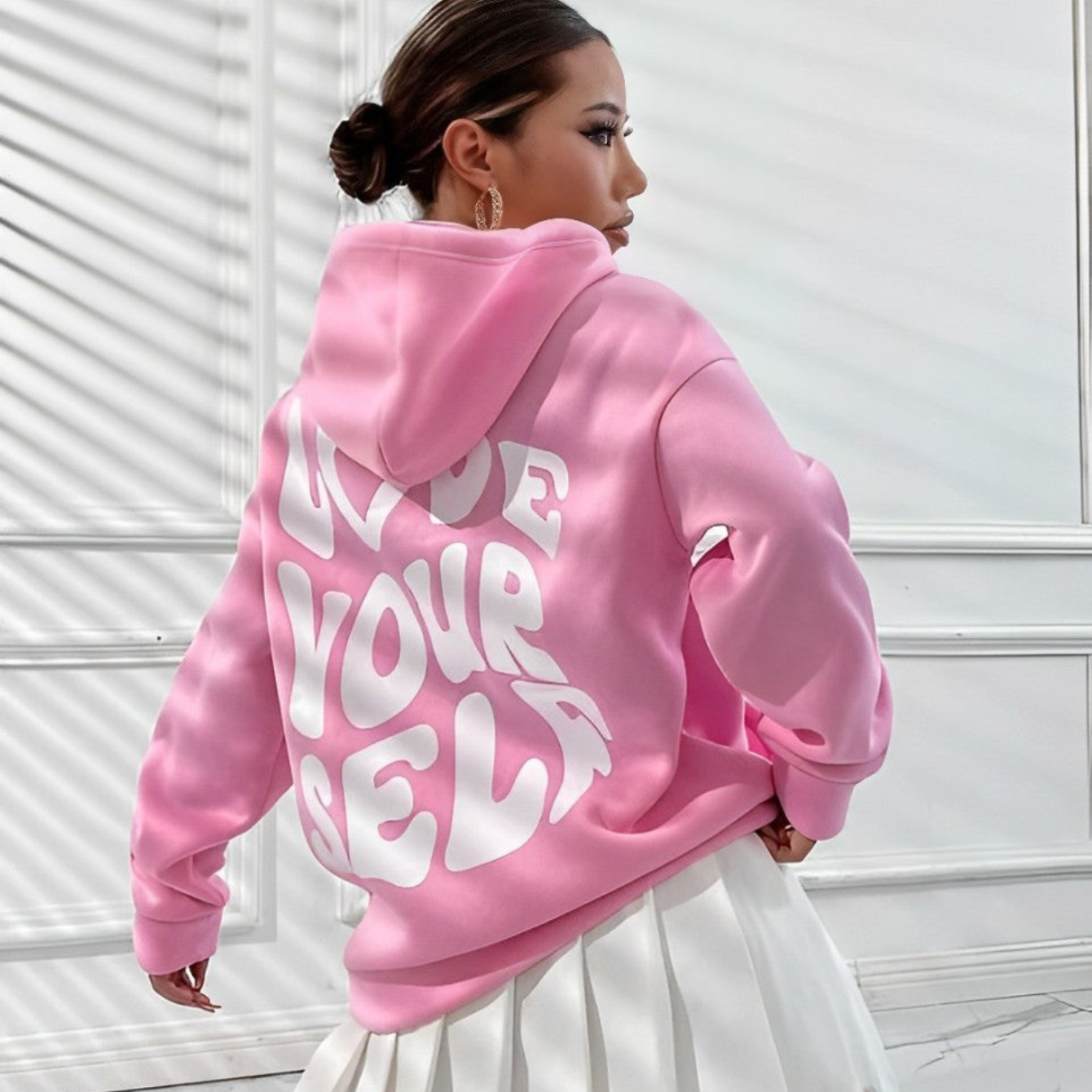 Tiffany | Damen Oversize Hoodie | Schwarz