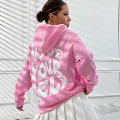 Tiffany | Damen Oversize Hoodie | Schwarz