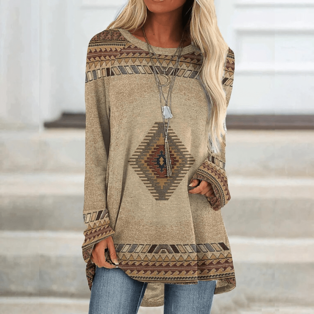 Meriam | Oversize Pullover Damen | Grau