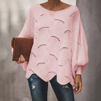 Jemelyn | Damen Oversize Pullover | Strick in Rosa