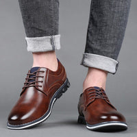 Gunner | Herren Elegant Bequem Schuhe | Leicht in Dunkelbraun