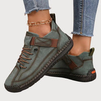 Brigitte | Damen Casual Orthopädische Sneaker in Grün