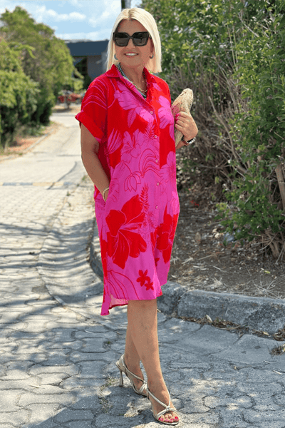 Käthe – Sommerkleid mit Blütenprint