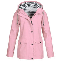 Virginia - Wasser und winddichte Jacke in Rosa