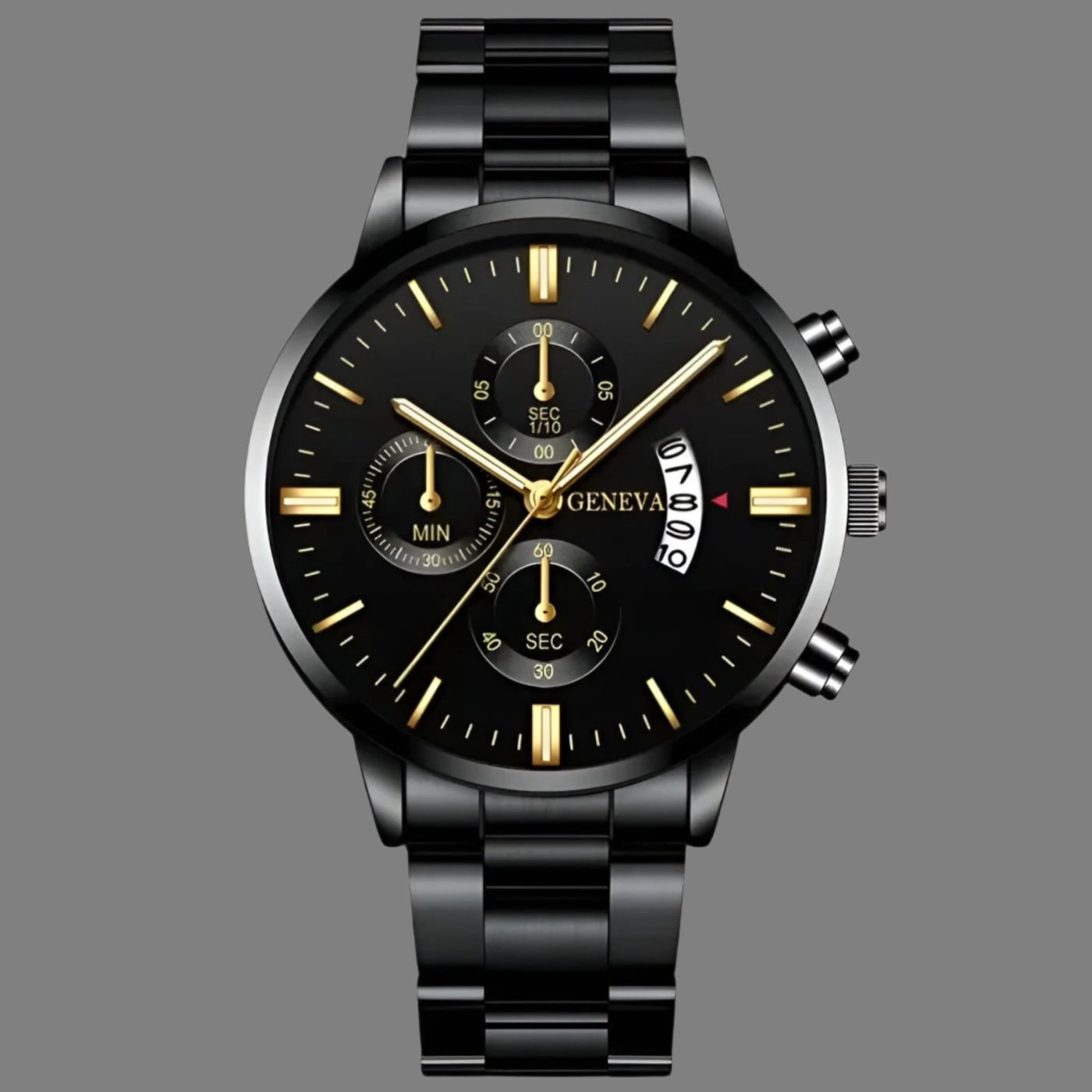 VernoTime Elegant runde Schiefertafel – mit Kalenderanzeige