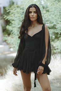 Martha | Sommer Kleid in Schwarz