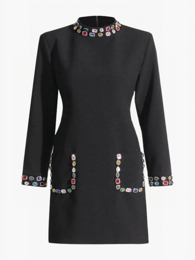 Elegantes Kristall-Minikleid für besondere Anlässe