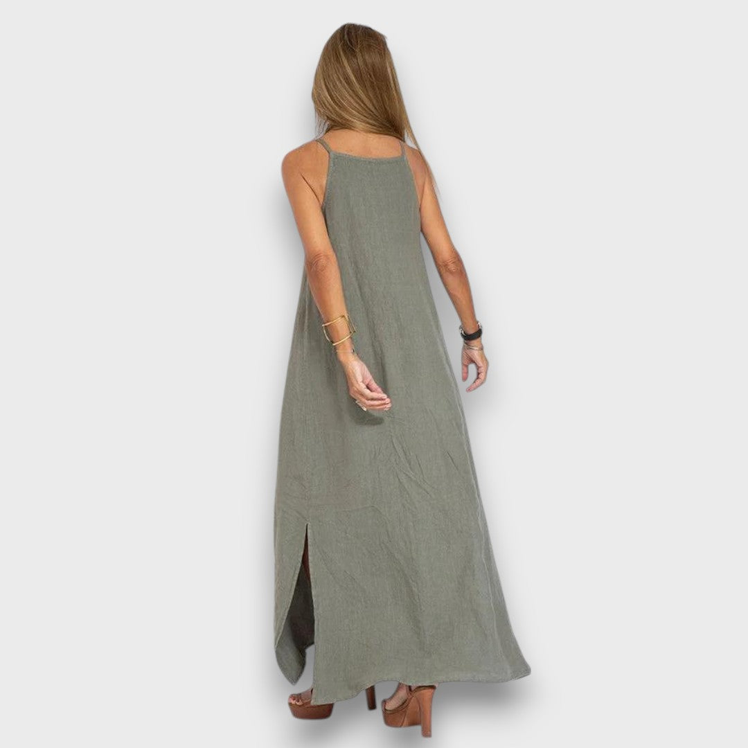 Sena – Sommerkleid mit Seitenschlitz