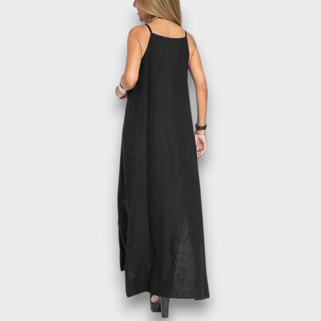 Sena – Sommerkleid mit Seitenschlitz