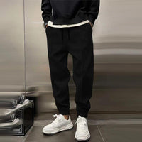 Armin | Elegante Jogginghose in Schwarz