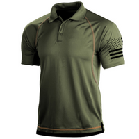 Russell | Herren Poloshirt Kurzarm | Slim Fit in Grün
