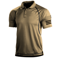 Russell | Herren Poloshirt Kurzarm | Slim Fit in Khaki