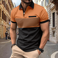 Elwin | Herren Poloshirt Kurzarm | Sport in Orange