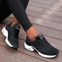 Rocky - sportliche Turnschuhe entworfen Damenschuhe | Atmungsaktive Schuhe mit Mesh-Obermaterial in Schwarz