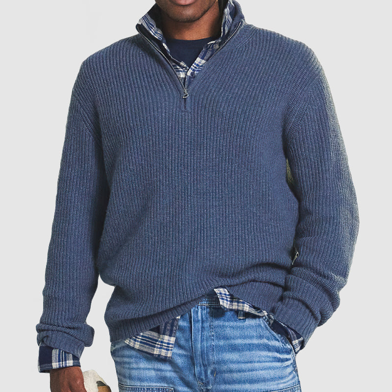 Austin | Herren Pullover mit Reißverschluss | Knit Sweater