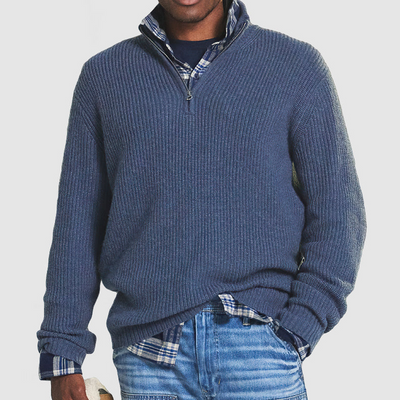 Austin | Herren Pullover mit Reißverschluss | Knit Sweater